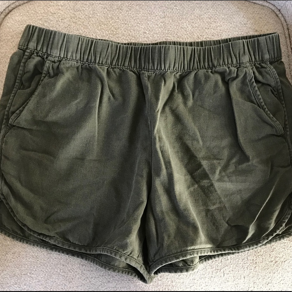 Madewell Olive Green Shorts
